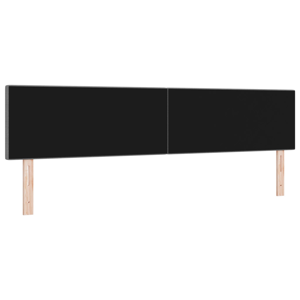 Testata LED Design Semplice Grigio Chiaro 100 cm in Tessuto di Corduroy