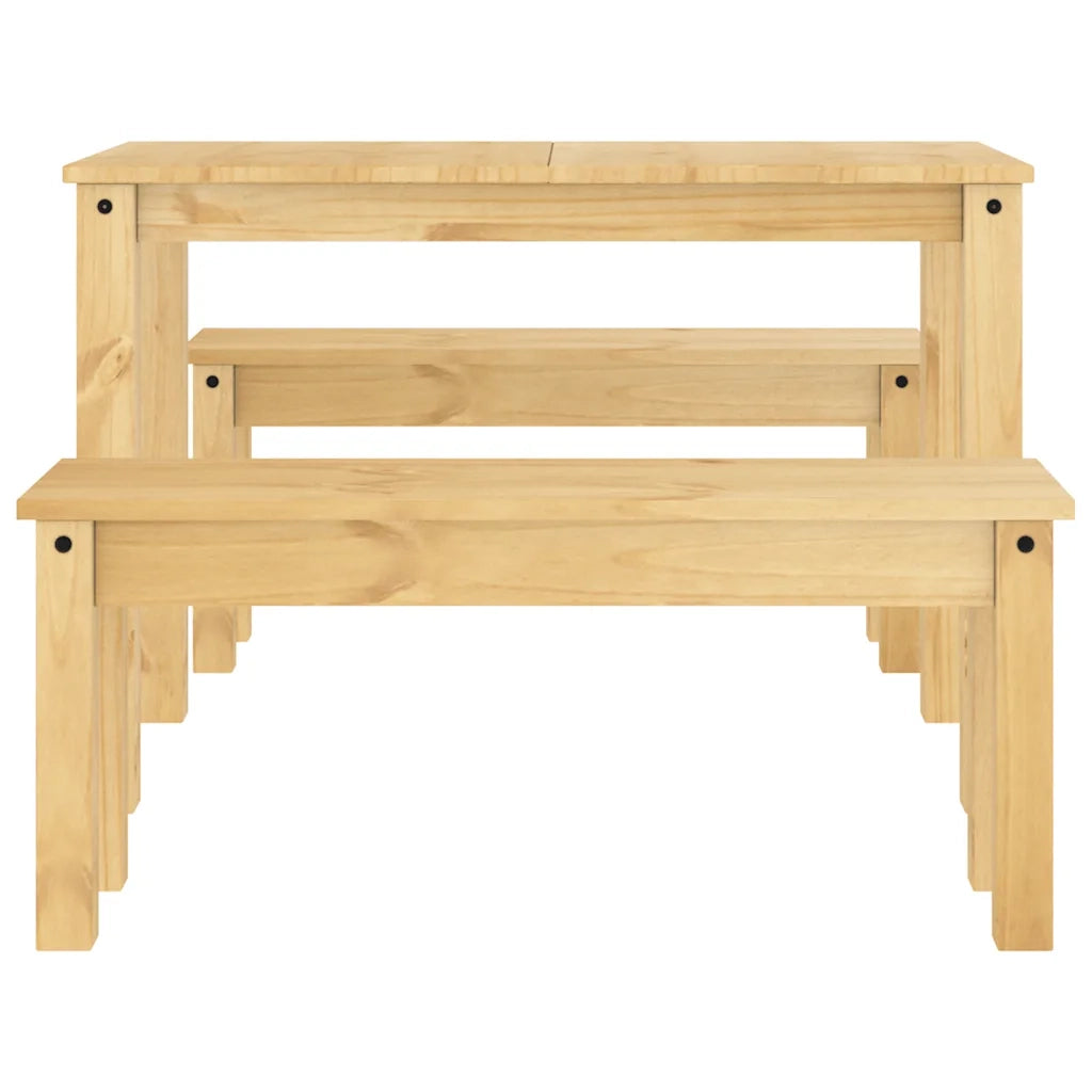 Set da Pranzo 3 pz PANAMA in Legno Massello di Pino 3345164