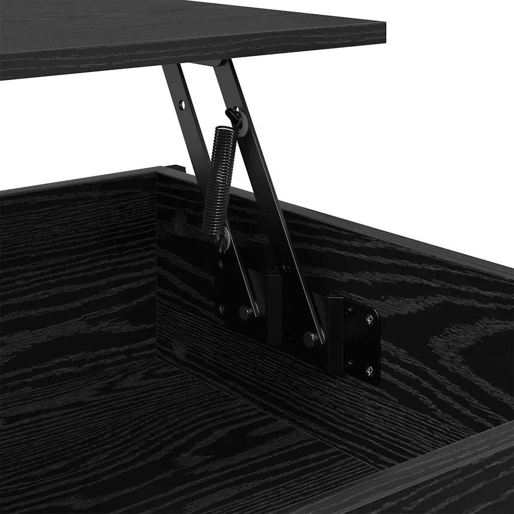 Tavolino da Salotto-Tavolino da soggiorno-Tavolo Rovere Nero 100 x 55 x 48.5 cm