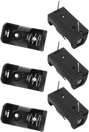 Batteria in plastica per 6 celle 1/2AA - nero