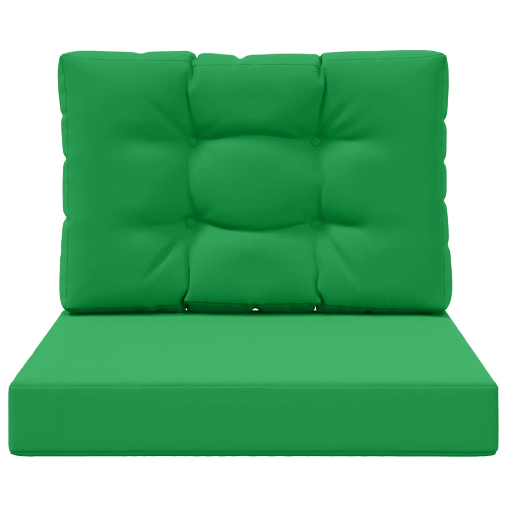 Cuscino per divano da esterno 2 pcs Verde Poliestere