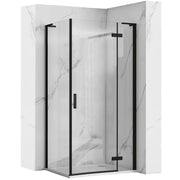 Cabina Doccia Rea Hugo Black 80x90
