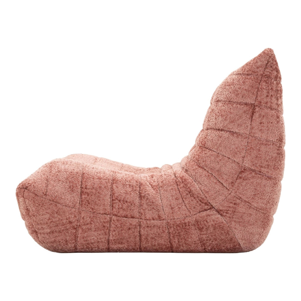 Poltrona Mask in poliestere rosa 103x100x80 cm