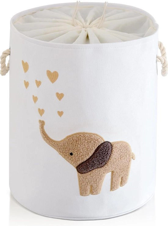 Wascio opvolutile con cassetto extra grande, 58 litri, con chiusura a cerniera, per bambini, per camera da letto, decorazione per bambini, cassetto per giocattoli.