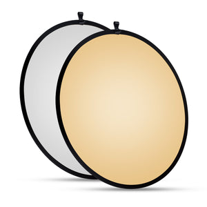 Riflettore pieghevole oro/argento, Ø107cm