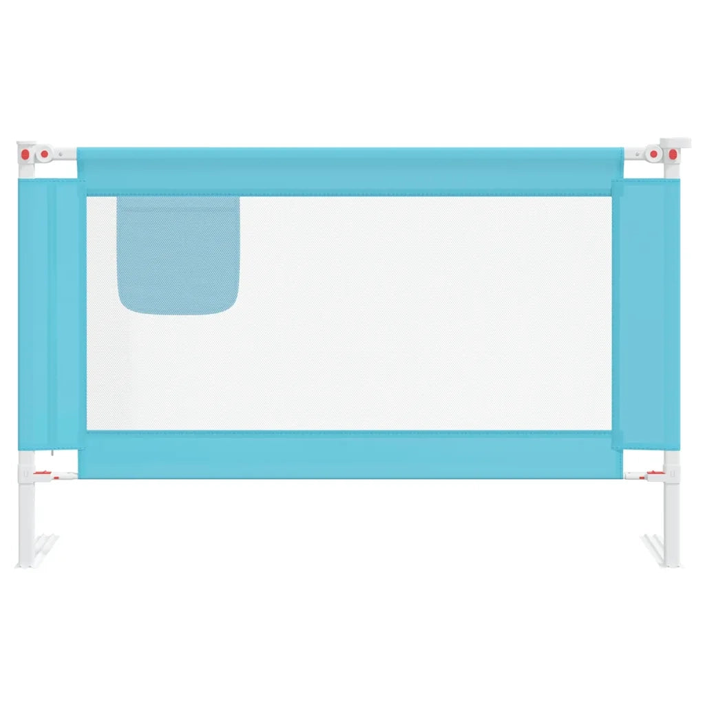 Sponda Letto di Sicurezza per Bambini Blu 120x25 cm in Tessuto 10209