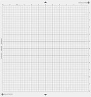 Tavolo di taglio 30x30 cm - 12 pollici x 3 mm di spessore - Per Cameo - Bianco