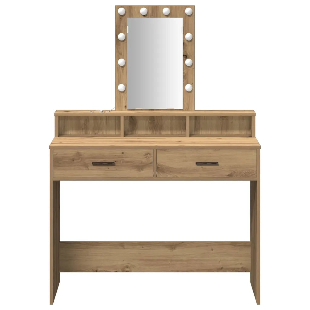 Toeletta | Tavolo da Trucco Marrone 100 x 41 x 140 cm Legno multistrato