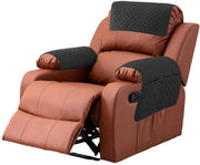 Set di protezione per braccio - 3 pezzi - Nero - Polyester - Antiscivolo - Tasca per telecomandi - 57 x 38 cm - Copri braccioletto
