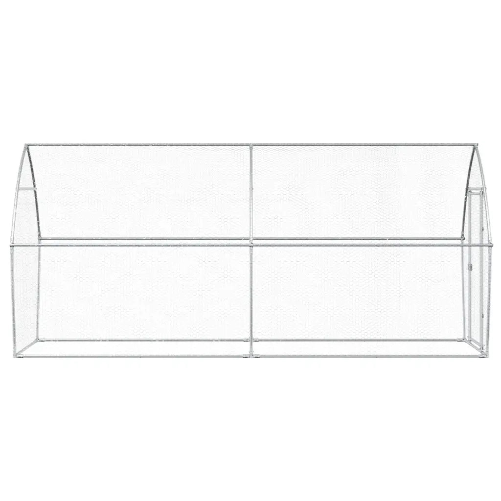 Gabbia per Polli Argento 400x105x182 cm in Acciaio Zincato 172556