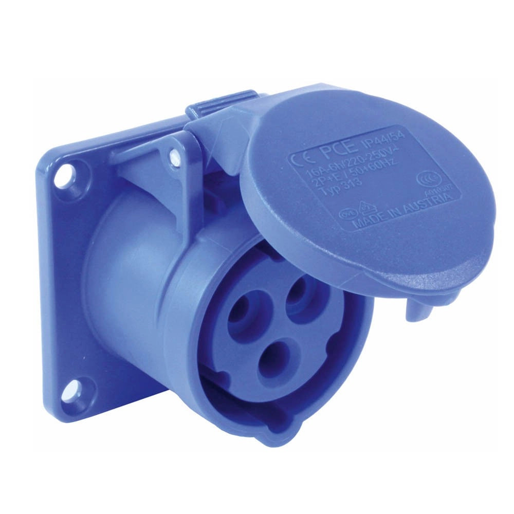 Presa dritta 16A 2P+T 110V IP44 Pce
