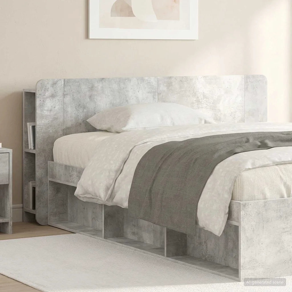 Testata del letto Grigio Cemento Legno ingegnerizzato 8001213