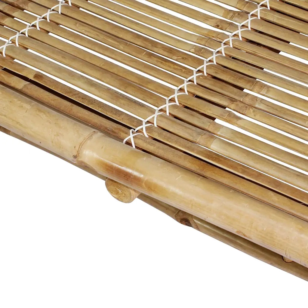 Lettino Prendisole Doppio con Cuscini in BambÃ¹ cod mxl 75652