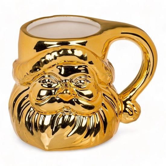 Bicchiere ceramico di alta qualità - 380ml - Ideale per bevande calde/fredde - Design elegante - Perfetto per momenti di benessere - Bicchiere da Natale