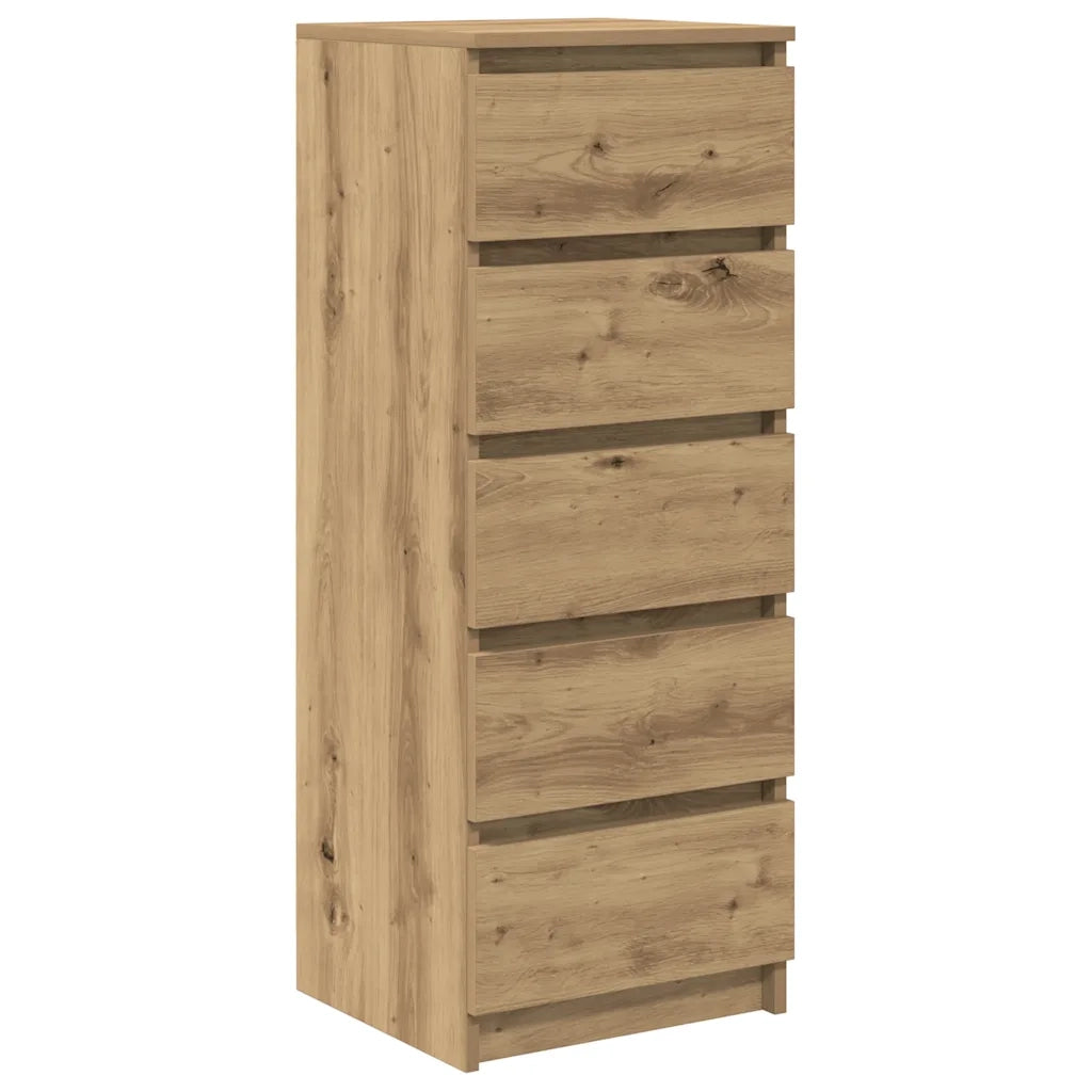 Credenza con Cassetti-Buffet-Armadio da cucina Rovere Artigianale 37,5x35x99 cm