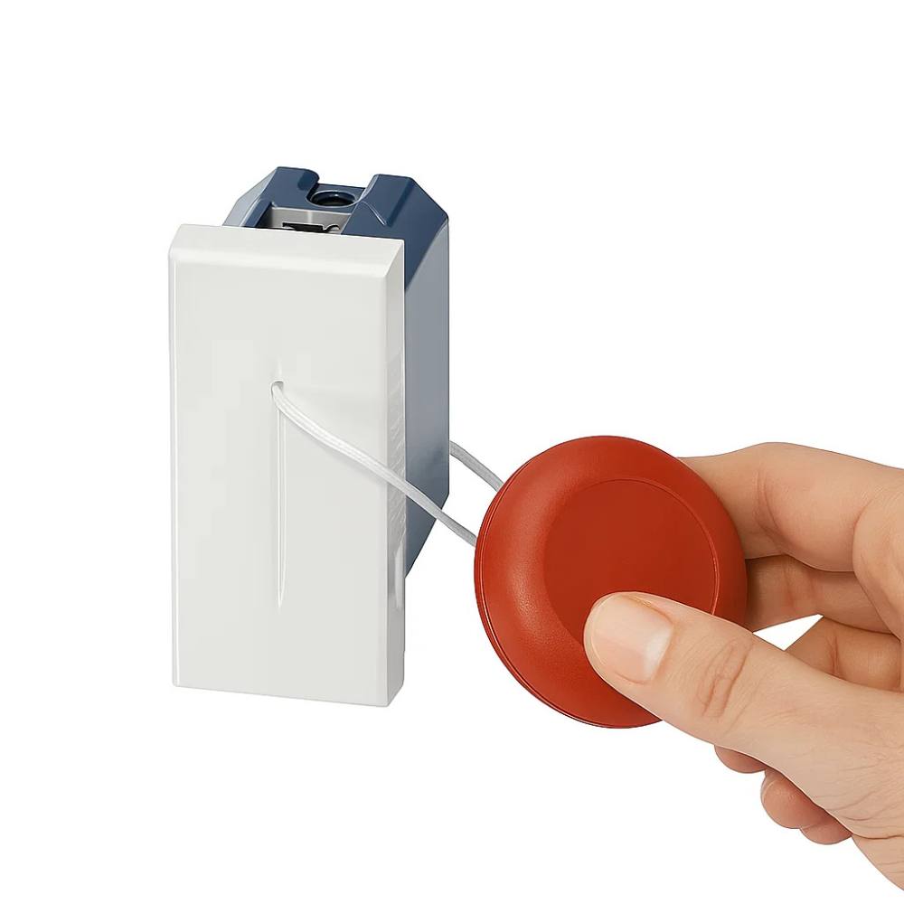 Bticino axolute hd4033 pulsante tirante 1p no 10a 250v allarme bagno