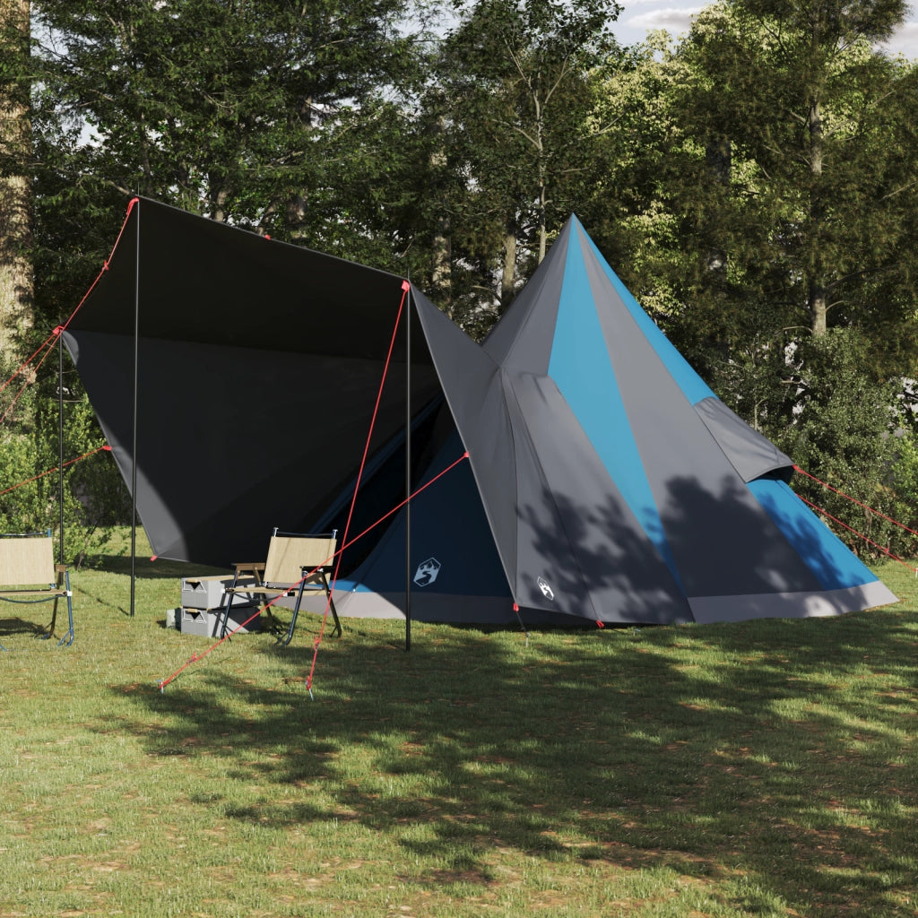 Tenda Family Tipi Blu Impermeabile per 12 Persone