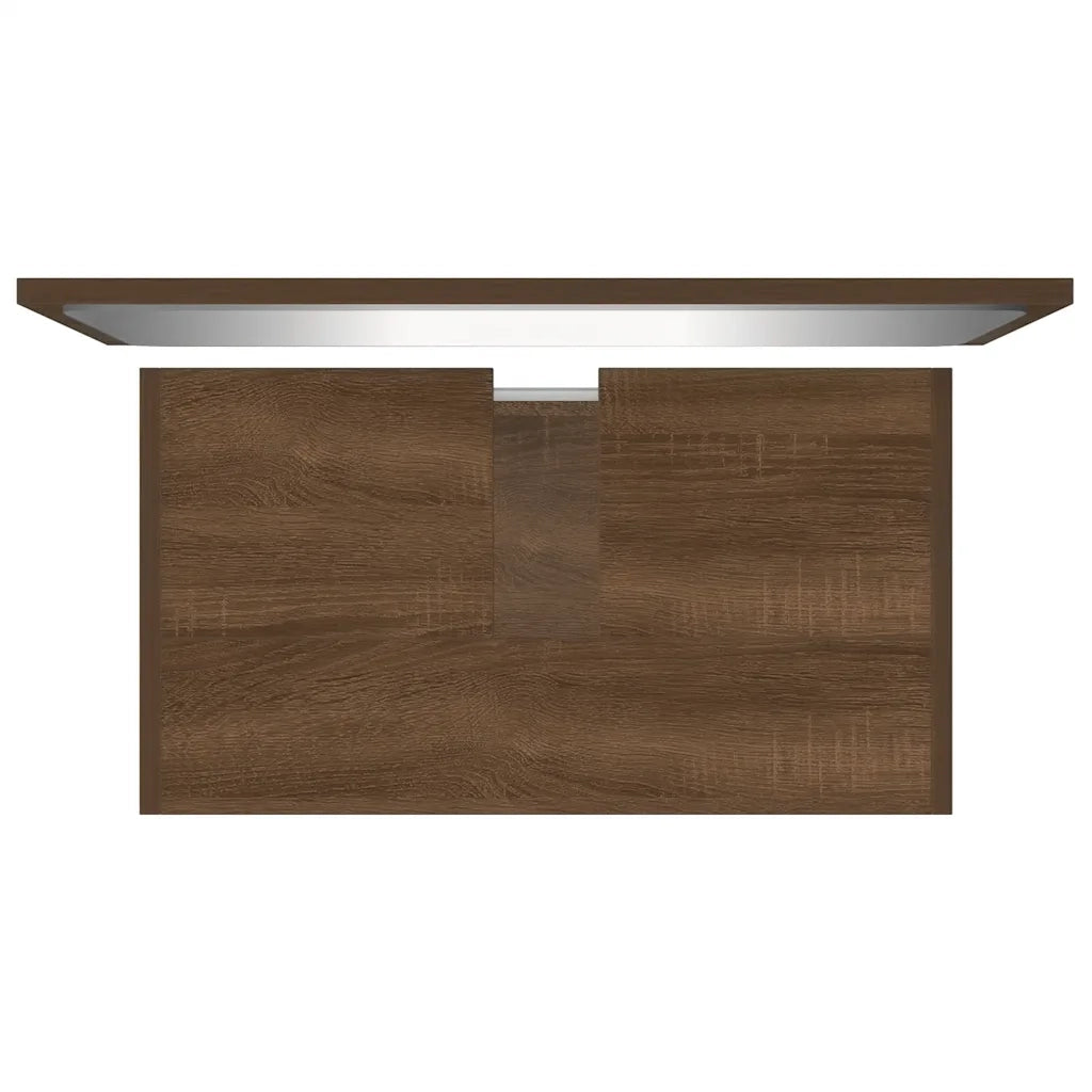 Set Mobili da Bagno Rovere Marrone in Legno Multistrato cod mxl 18663