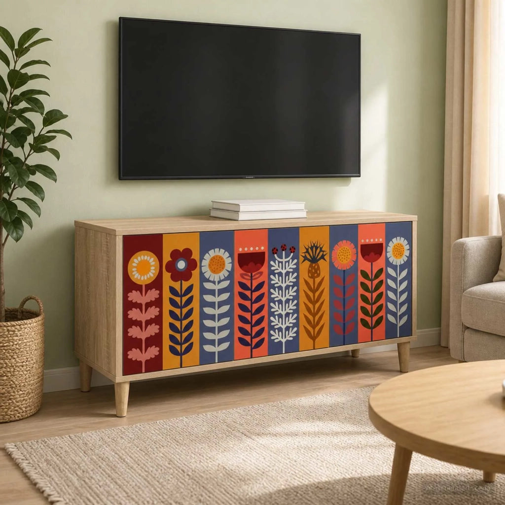 Mobile TV ESSEN 102 x 33 x 50 cm Sonoma Legno ingegnerizzato 8007082