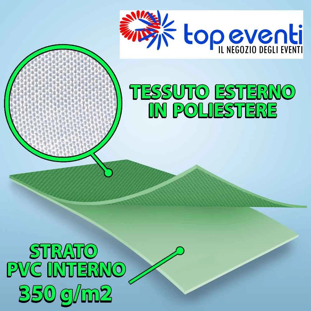 Gazebo Alluminio 3 x 4,5 45MM - Senza pareti laterali
