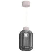 Lampada sospesa Galante 1 luce cashmere fumé E27 Luminex