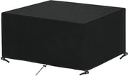 Hoes per set di mobili da giardino, copertura impermeabile per set di mobili da giardino, dimensioni 155 x 115 x 65 cm