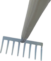 Racchetto da Giardino 8 Denti Raccordo Raccoglitore Foglie Raccoglitore Suolo Lavoratori Rimosso Erbacce Raccoglitore Giardino Completo Incl. Manico 160 cm