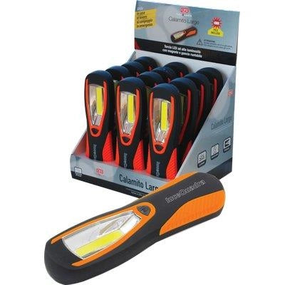 TORCIA LED CALAMITO LARGE EXPO LUCE QUADRA - LUMEN 200 3XMINI STILO AAA INCLUSE CF=PZ 12- 1 confezioni