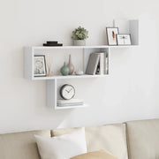 vidaXL Scaffale a Parete Bianco 100x15x70 cm in Legno Multistrato