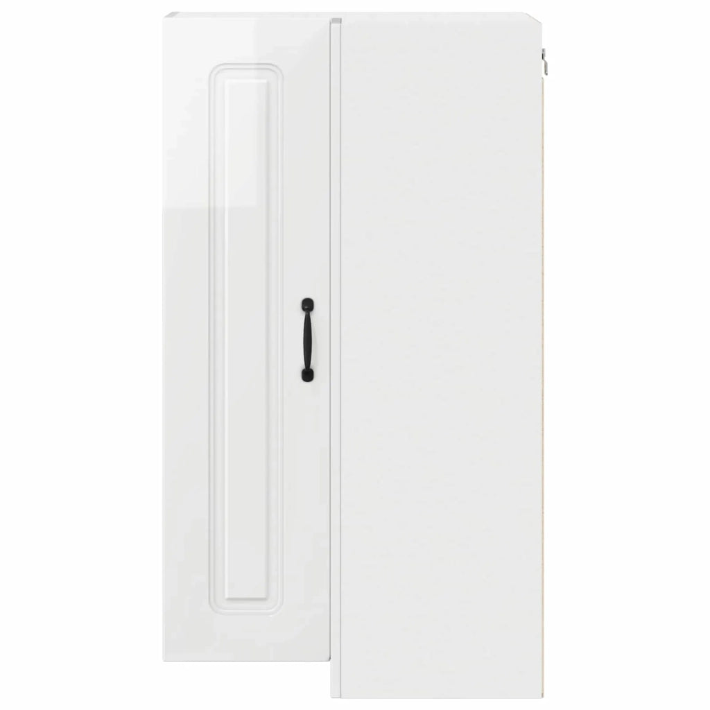 Mobile da cucina con lo scaffale-Armadio da cucina Bianco Lucido 57 x 57 x 100 cm 458932