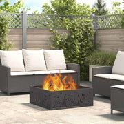 Focolare Nero 80 x 80 x 30 cm Acciaio 858928