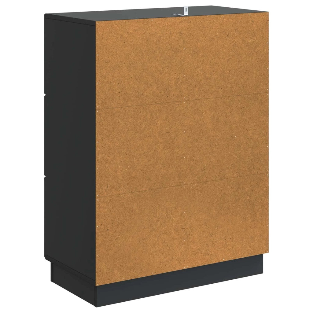 Credenza Nero 66 x 34,5 x 87 cm Legno ingegnerizzato 895316