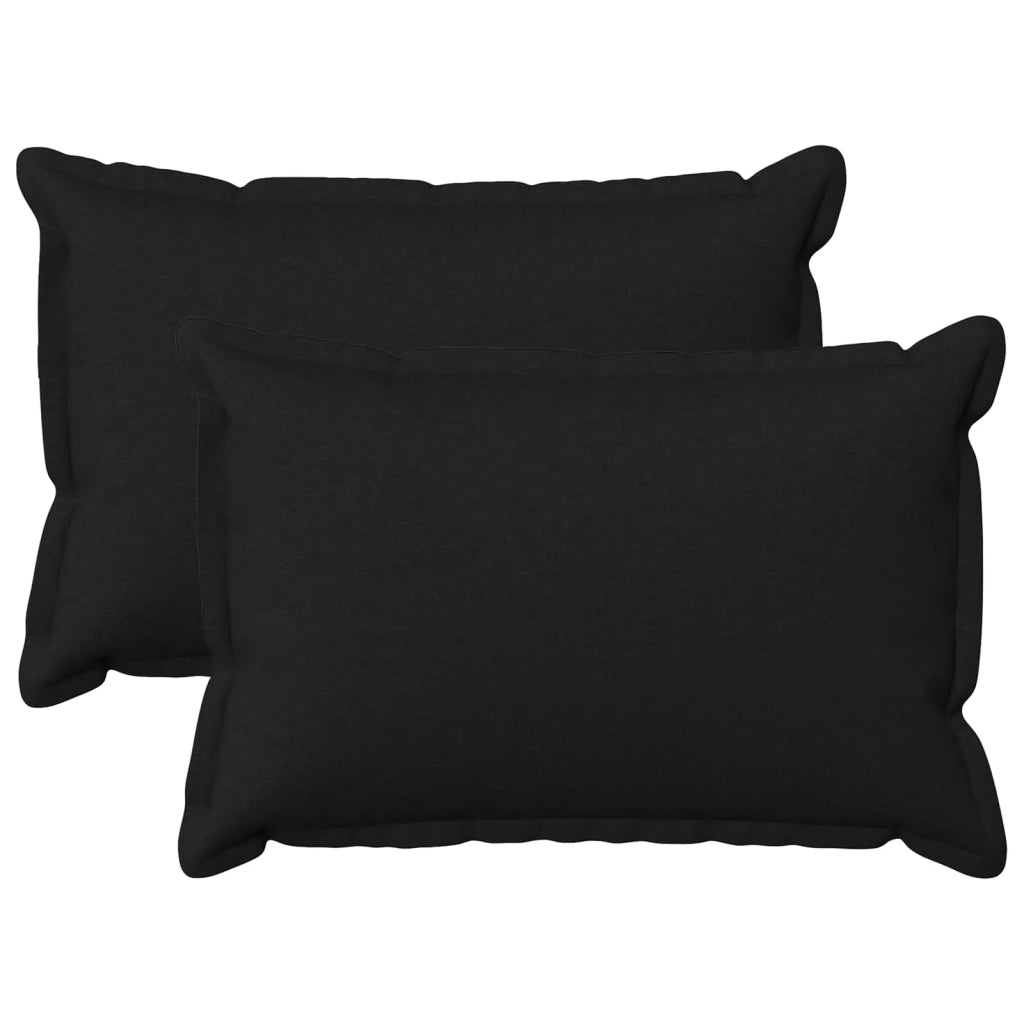 Federa 2 pcs HOUTEN Nero 30 x 50 cm Lino 916043