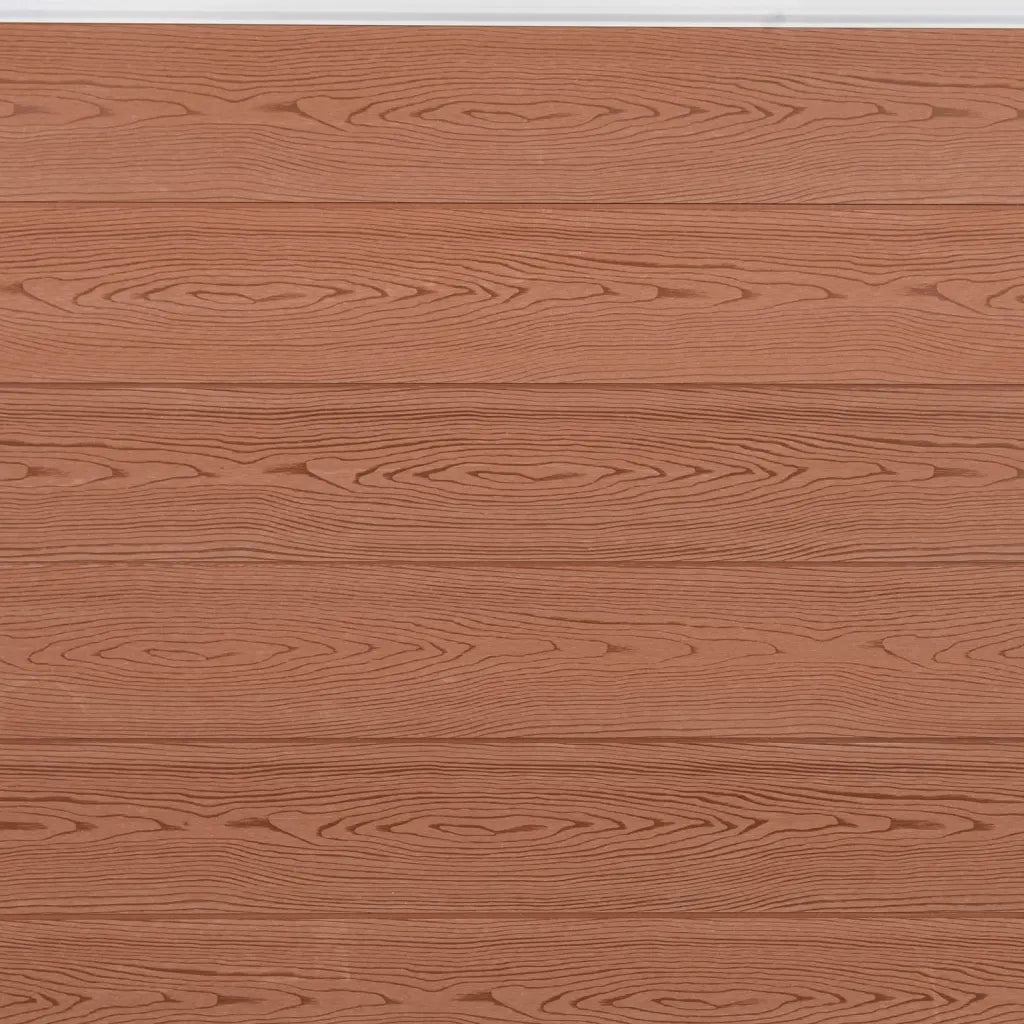 Set Pannello di Recinzione Marrone 180x186 cm in WPC 3211826