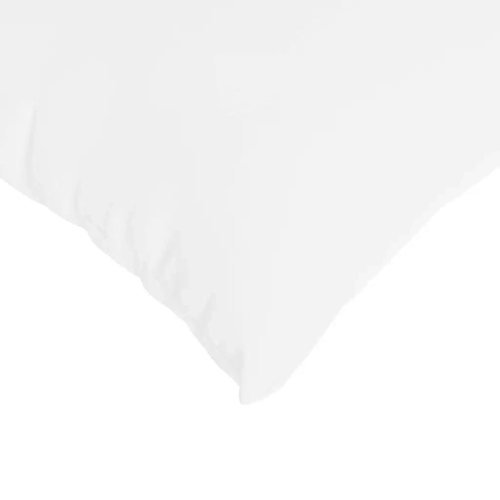 Cuscini da Divano 2 pz-Set di 2 Cuscini per Sofa Bianco 80 x 40 cm Tessuto