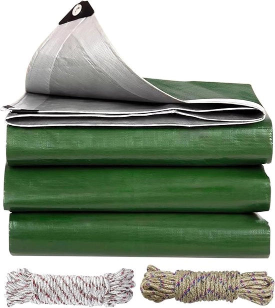 Tela di Protezione Impermeabile 3 x 2 m con Orecchioni - Giardino, Camuffamento, Attrezzatura da Campeggio e Survival, Costruzioni