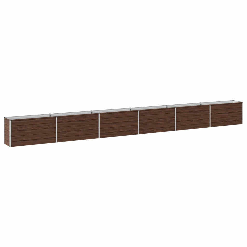 Letto rialzato da giardino Nero 600 x 40 x 55 cm 8006297