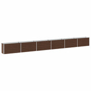 Letto rialzato da giardino Nero 600 x 40 x 55 cm 8006297