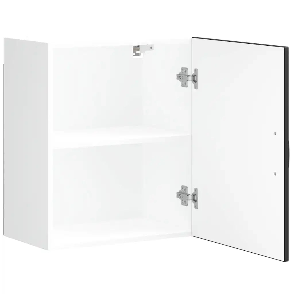Pensili da cucina 2 pz Kalmar in Legno Multistrato Nero 853560