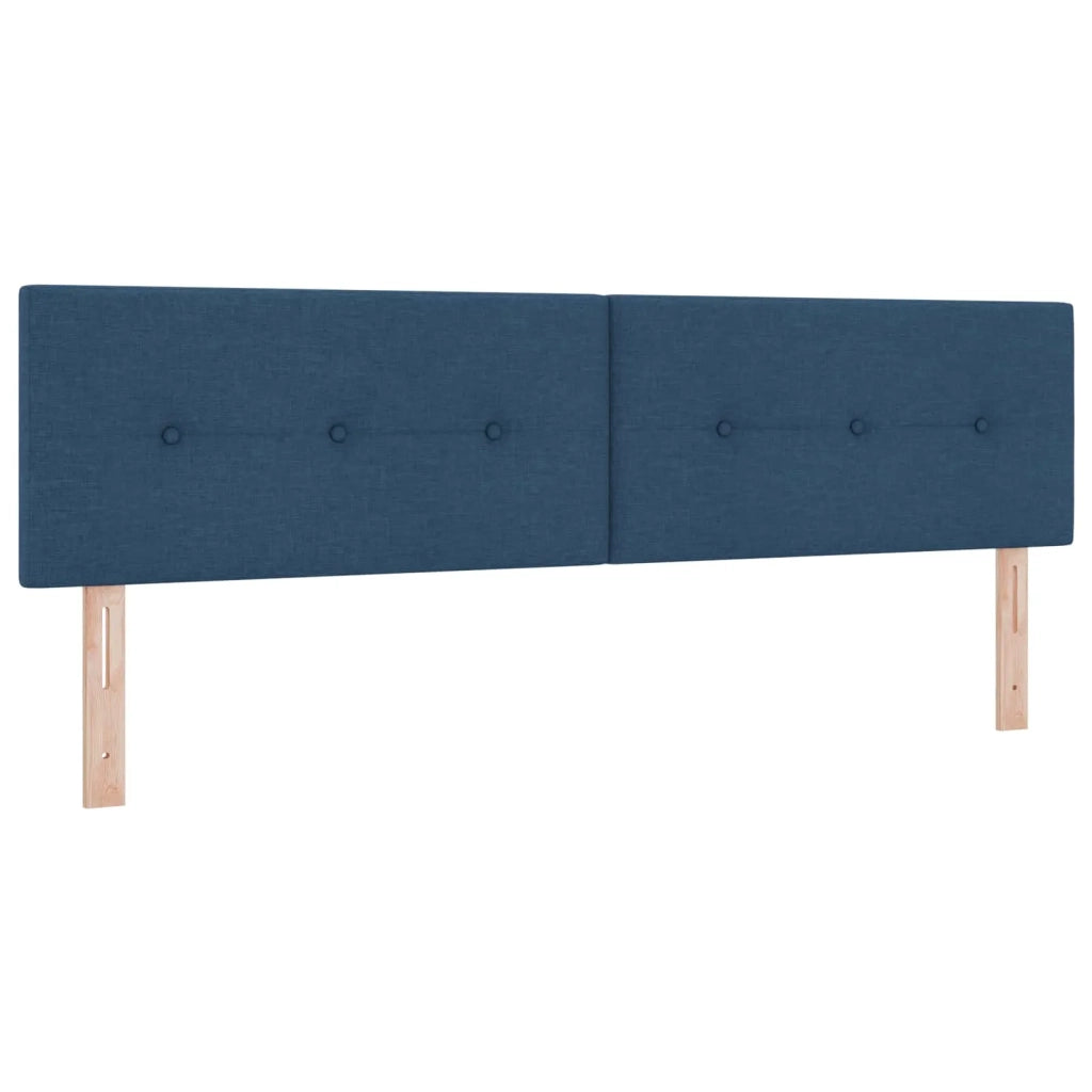 Letto box spring con materasso Blu 180 x 200 cm Tessuto 3451530