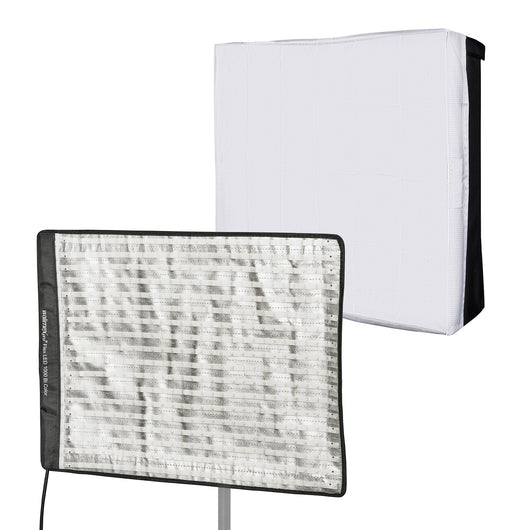 Flex 1000 LED Set Pannello luminoso a LED bicolor con softbox con diffusore frontale, lampada da 100 W, 3690 Lux/1m, luce fotografica dimmerabile, accessori fotografia