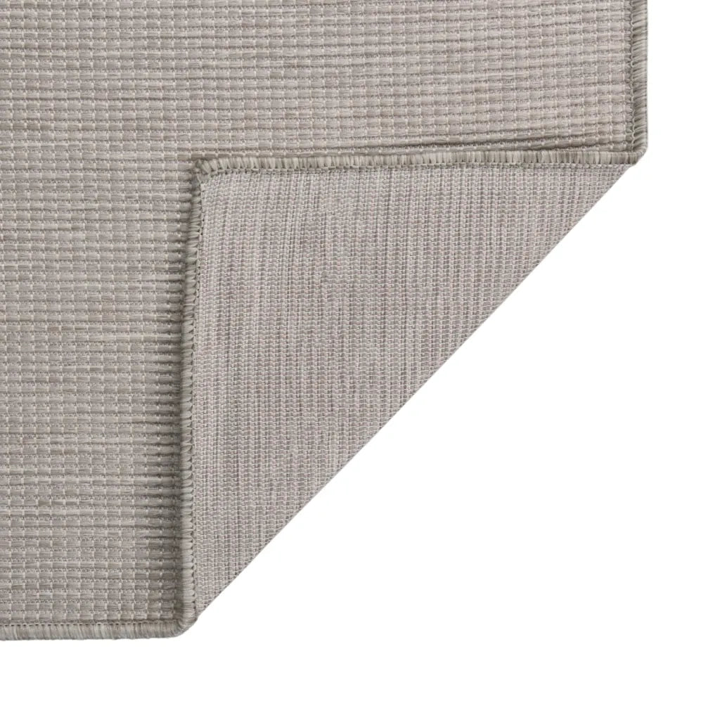 Tappeto da Esterni a Tessitura Piatta 80x250 cm Grigio Chiaro 340779