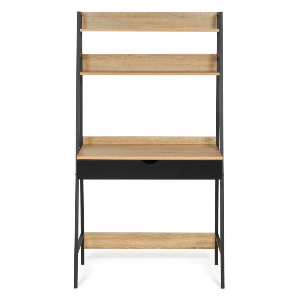 IDMarket - Scrivania a ripiani di design industriale BOSTON