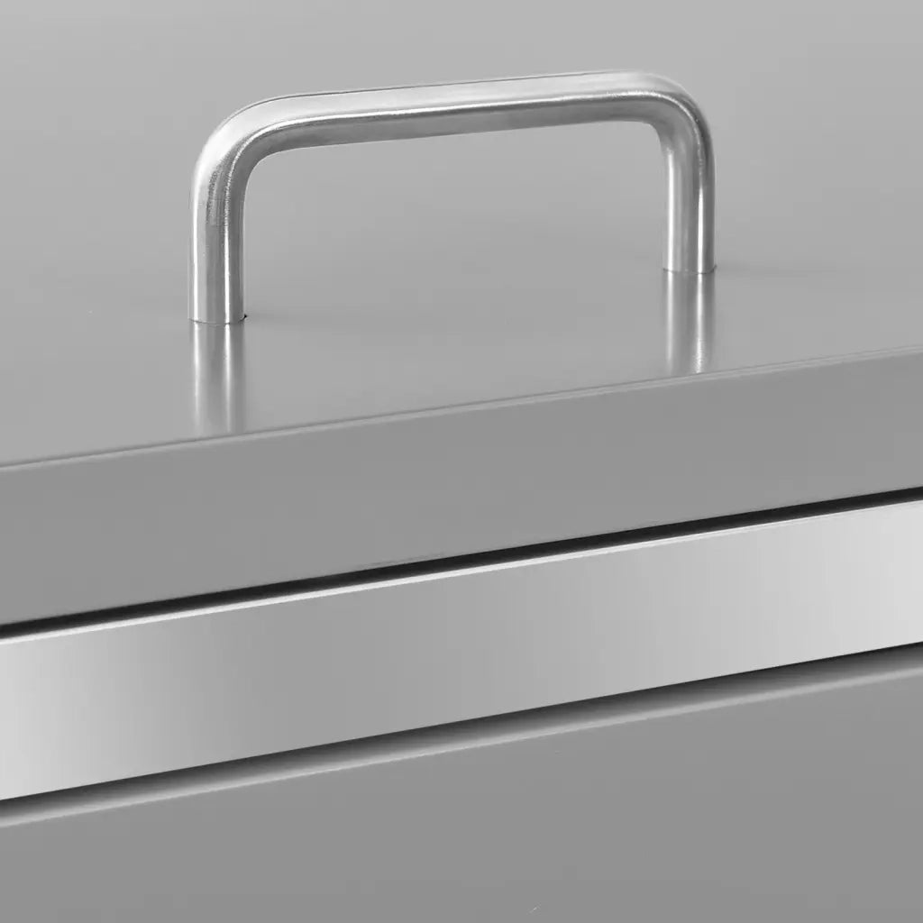 Copribidone per Spazzatura Triplo 207x77,5x115 cm in Acciaio Inox cod mxl 53019