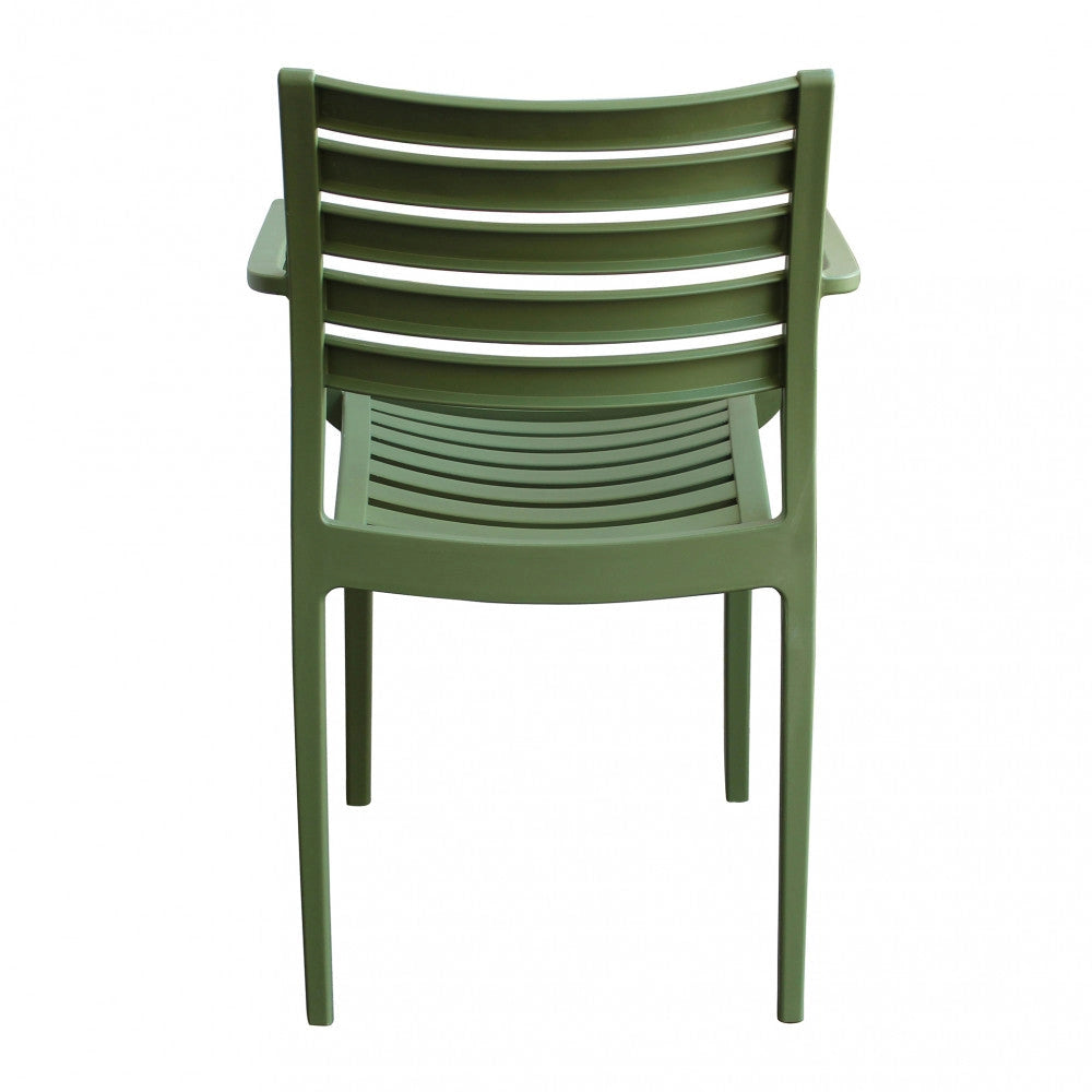 Poltrona Eveline 58,5x55,2x84 cm  in Polipropilene Verde
