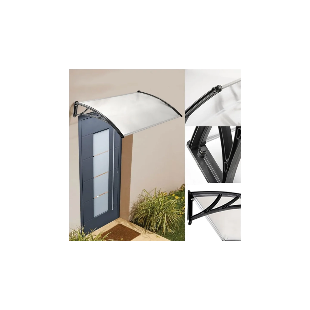 ProBache - Tenda per porta d'ingresso 80 x 120 CM in policarbonato