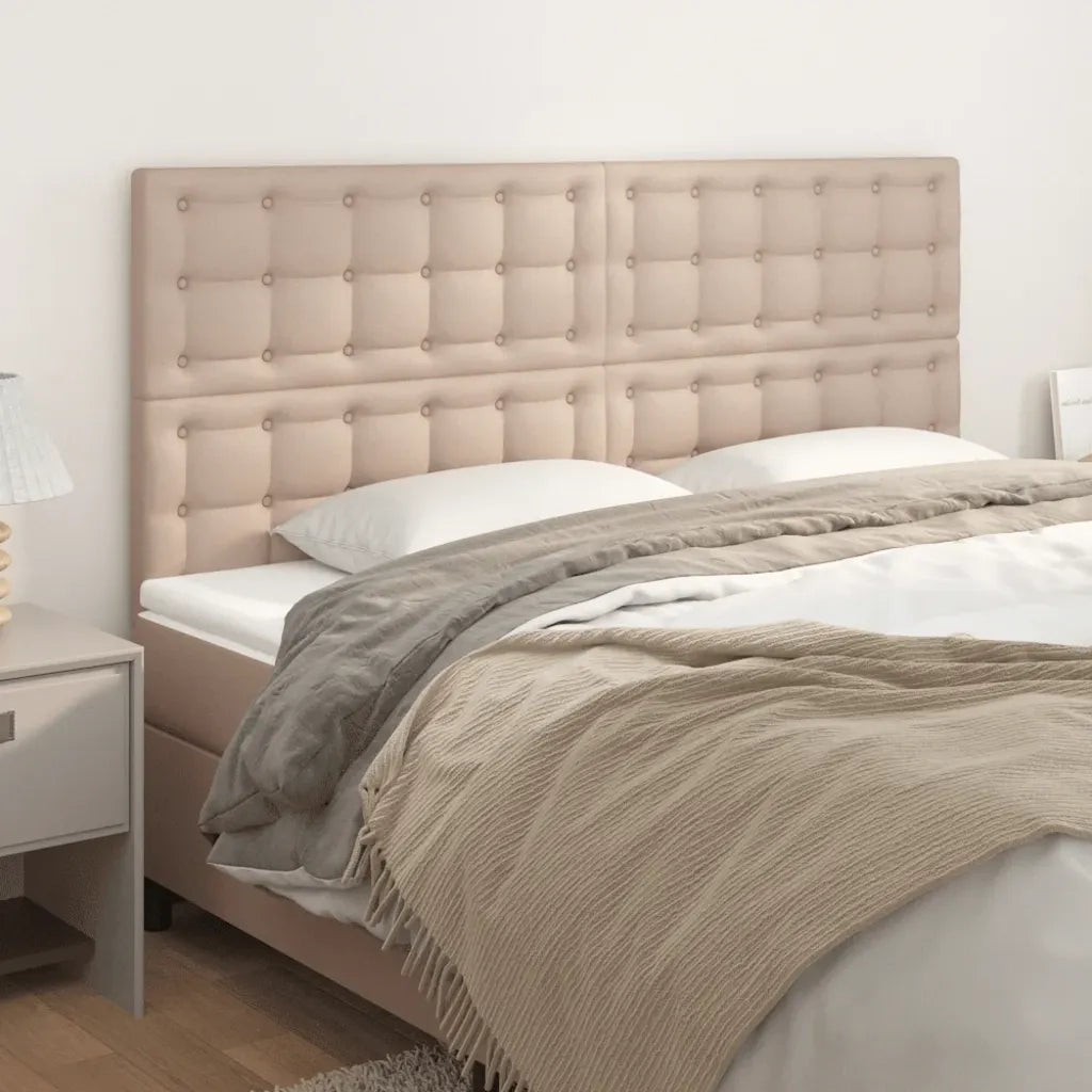 Testiera Cappuccino 160x5x118/128 cm in Similpelle 3116433