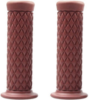 Manubri Antislip in Gomma - 2 Pezzi/Set - 12,3 x 2,1 cm - Nero/Camello/Vino/Rosso/Marrone/Caffè/Grigio/Cenere - Resistenti alle Corrosioni/Resistenti al Tempo - Manubri per la Mano
