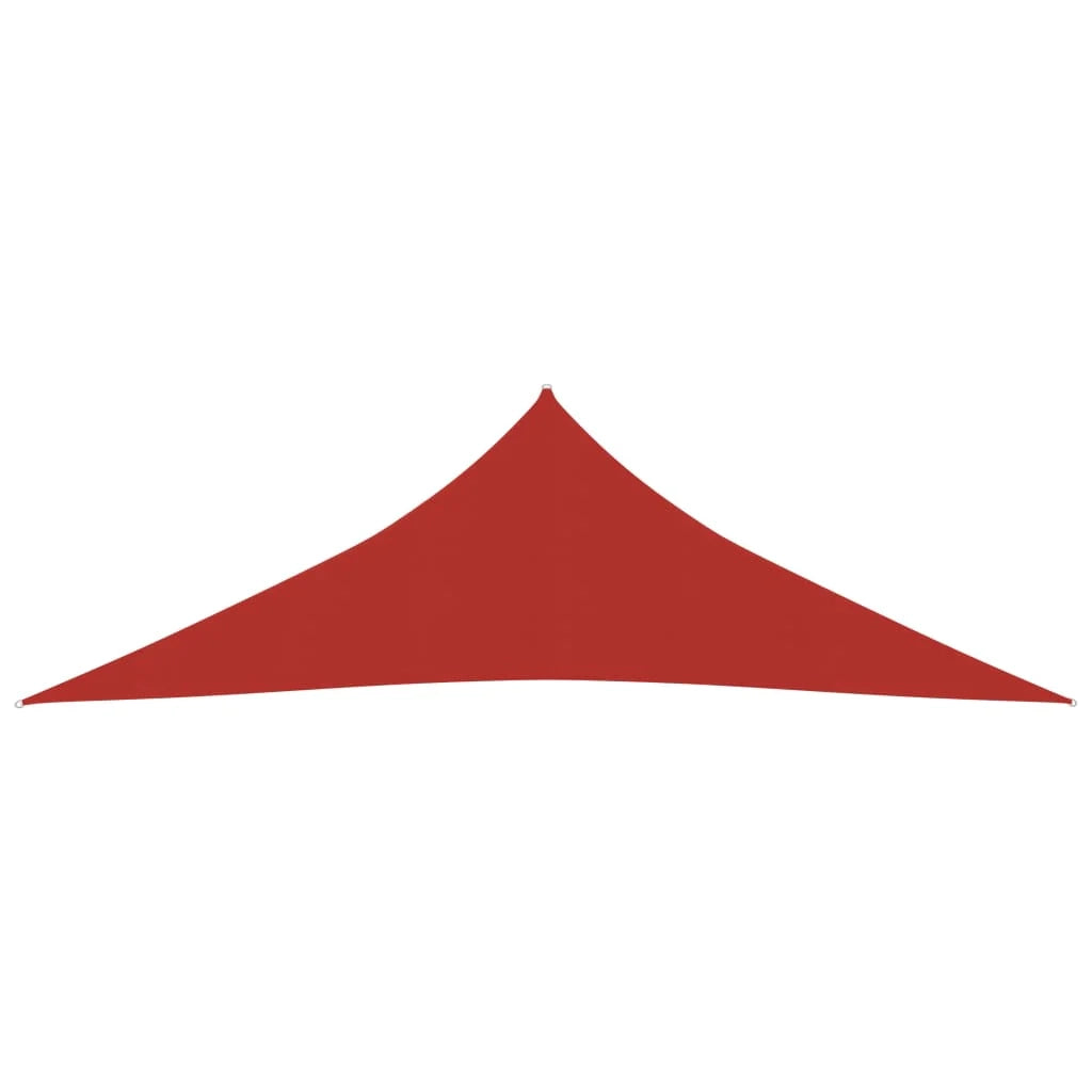Vela ombreggiante 160 g/m² rossa 5 x 5 x 6 m HDPE 02_0009287
