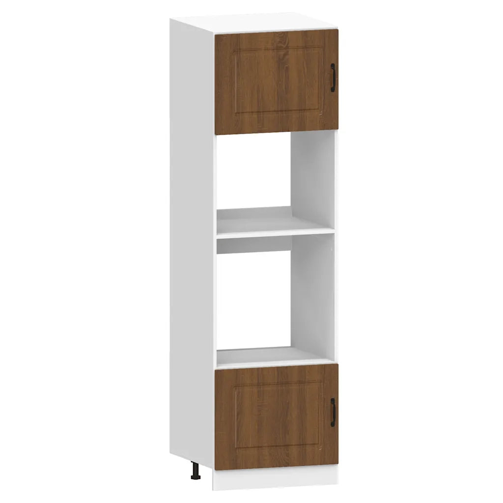 vidaXL Set Mobili da Cucina 7 pz Kalmar Rovere Marrone in Truciolato